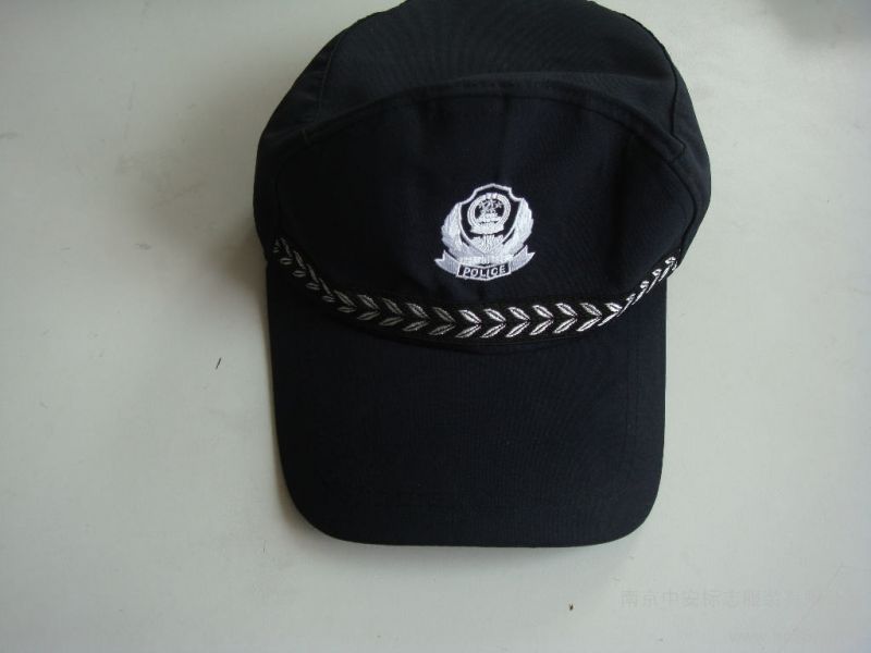 黑色保安帽